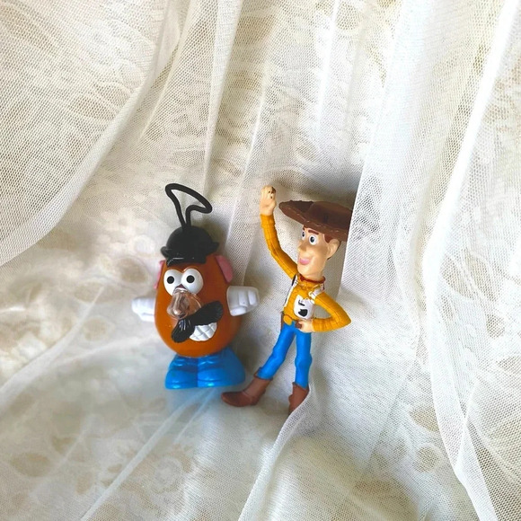 Disney Toy Story Action Figures Woody & Mr Potato Head Miniatures - Picture 6 of 6